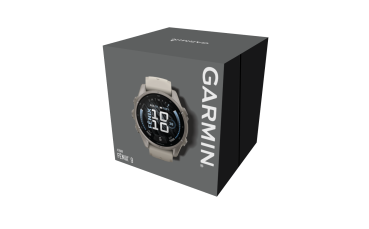 GARMIN Fenix 9, 43mm, Nebelgrau/Titan mit Silikon-Armband (010-04761-01)